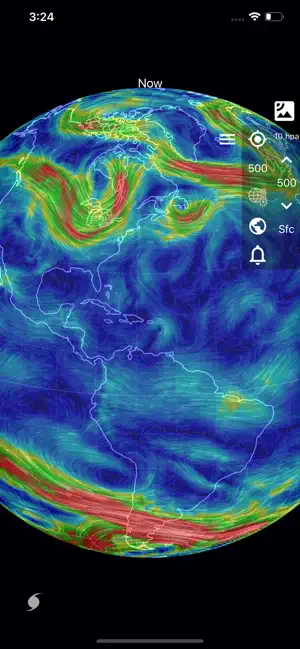 Wind Map Hurricane Tracker, 3D, screen 3